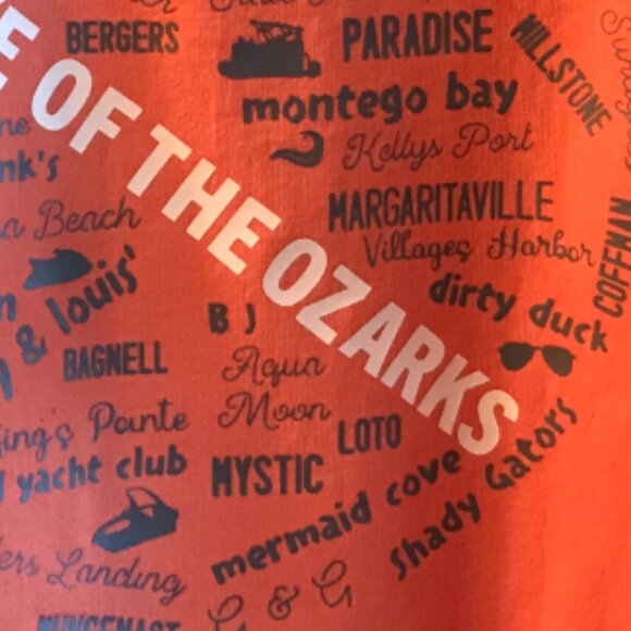 Upcycled Lake of the Ozarks Tee: Landmarks & Marinas Graphics, Men's Size M - Picture 11 of 13
